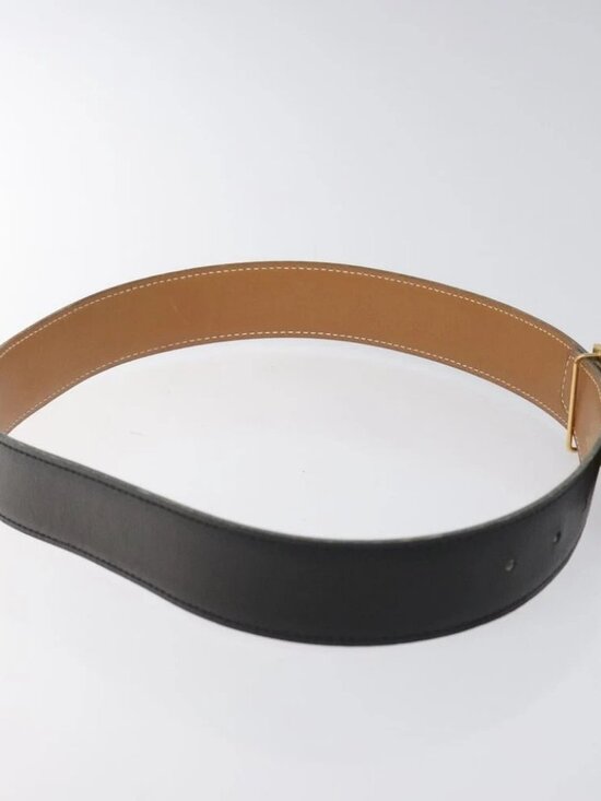 HERMES Twotone Constance H Belt Leather 31.1\